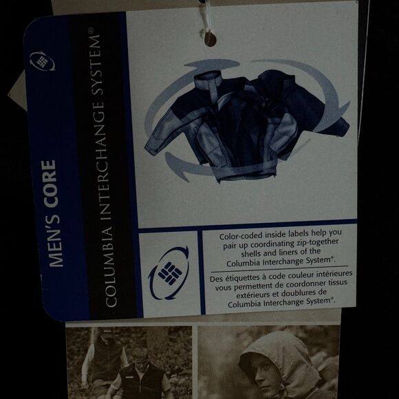 New Columbia Shoshone Polartec Vest Black Core Interchange Jacket Men's Size 2XL - Picture 7 of 13